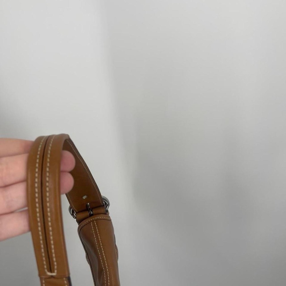 Vintage Y2K Coach Soho Bag Shoulder Purse British Tan Rare Buckle Leather 9247 - Picture 4 of 8
